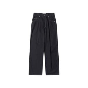 [커스텀멜로우]새드스마일 스티치 코튼 팬츠 CQPAX24222BKX LO