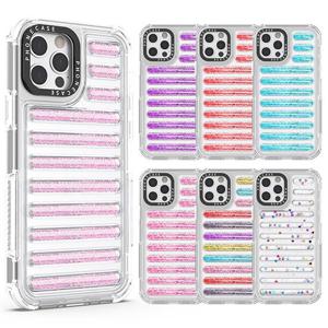 아이폰11 프로맥스 젤하드 투명 글리터 에어백 범퍼핸드폰케이스