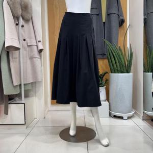 클리지 DP01 심플 플리츠 롱 스커트 CP2WSK02