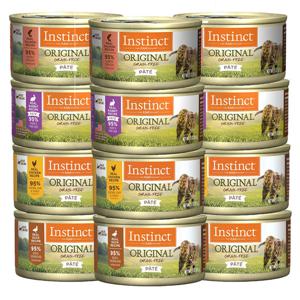 인스팅트 생식본능 캣 오리지날 주식캔 85g 12개입 콤보 그레인프리 고양이습식사료