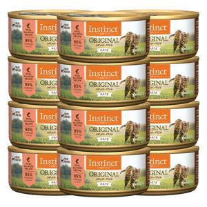 인스팅트 생식본능 캣 오리지날 주식캔 156g 12개입 연어 그레인프리 고양이습식사료