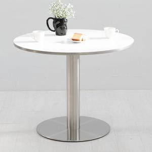 퓨리 HPL 실버엣지 900 원형 텐 스텐 카페 티 테이블