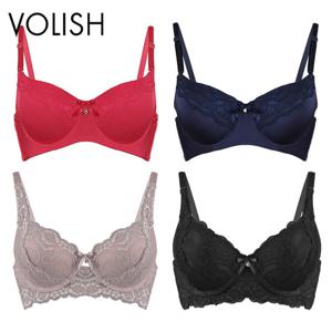 볼리쉬 플라워 레이스 몰드 여성 브라 4종 2124BR4