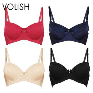 볼리쉬 플라워 레이스 몰드 여성 브라 4종 2128BR4