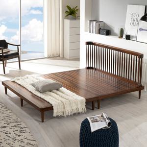 파로마 네오 모데라토 장미원목 킹 침대프레임 NES030