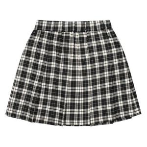 [소이]여아 밴딩 체크 플리츠 스커트 23S5851_BK