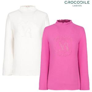 [크로커다일레이디](CLDWTS206) 코트나 양기모 반넥 풀오버 티셔