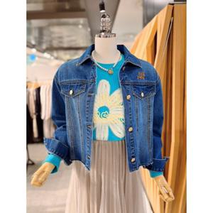 ab.fz 숏 웨이브 진청 빈티지 데님자켓 (ABXZ5QJ31G) US