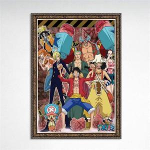 500조각 직소퍼즐 - 원피스 파이팅 액자세트 직소퍼즐