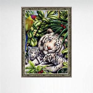 500피스 밀림의 백호가족 직소퍼즐 액자세트 퍼즐