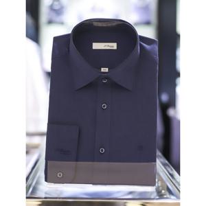 [듀퐁] 남성 슬림핏 린넨 긴팔 남방 와이셔츠 (SE4SM21LS368SNY)