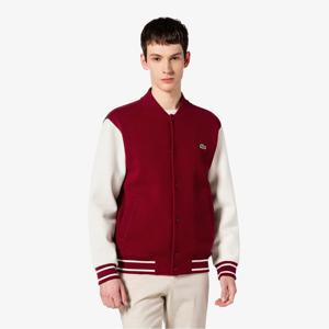 라코스테 공식 남성 스타디움 넥 소매 배색 스웨트 점퍼 SH220E-55G 476