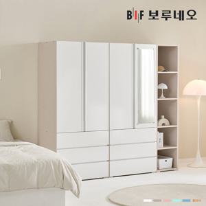 [착불] 보루네오 타키 2000 Z세트 장롱 장농 이불장 안방 작은방 원룸 서랍 거울 6자 7자