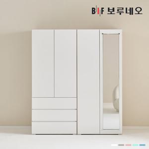 [착불] 보루네오 비긴 1600 N세트 옷장 이불장 미니 아이 작은방 원룸 슬림