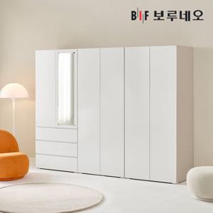 [착불] 보루네오 비컴 2400 Y세트 장롱 장농 이불장 안방 작은방 원룸 8자