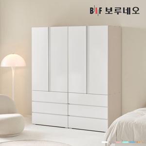 [착불] 보루네오 타키 1600 K세트 장롱 장농 이불장 미니 아이 작은방 원룸 슬림 서랍 5자 6자