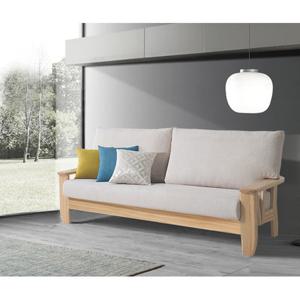 [더젠] 마가렌 부클오크텍스 원목소파2(3인용/소쿠션3개포함/부