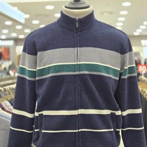 [크로커다일남성]셔닐헤링본융본딩풀집업가디건 CDAAKW438138_IC