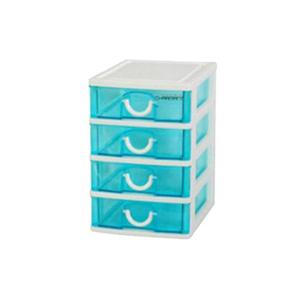 서랍장4단 해피 서랍장 4단 블루