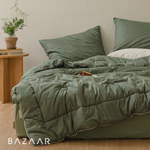 바자르 클래식 실크모달 옥수수솜 프리미엄 사계절 차렵이불패드세트(SS)