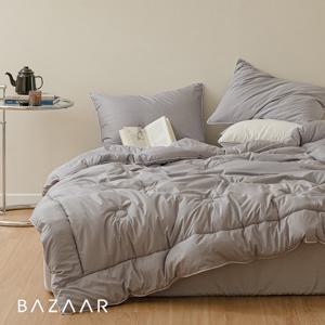 바자르 클래식 실크모달 옥수수솜 프리미엄 사계절 차렵이불패드세트(Q)