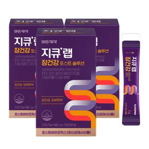 일동제약 지큐랩 장건강 포스트 솔루션 30포 3개