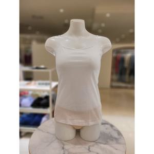 [비비안]가격인하 화이트 청량한 60수 면100% 학생속옷 어깨끈조절 끈나시 여자런닝 1택 (RU7090)