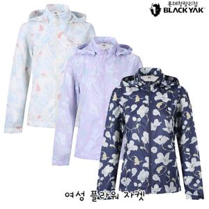 블랙야크 경량 방풍자켓 여성 플라워 자켓 1BYJKMU508