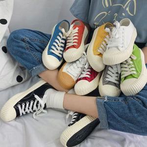 컬러 캔버스화 스니커즈 패션슈즈 캐주얼화 데일리