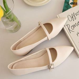 엘케이트 여자 플랫슈즈 SM1440 스틸레토 메리제인