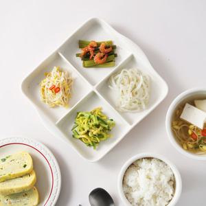 시라쿠스 쉐난고 카디날 사각 4칸나눔접시  1p