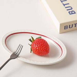 시라쿠스 쉐난고 카디날 오발 타원 접시 16cm 1p