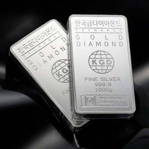 [한국금다이아몬드] 실버바 AG 1000g 1kg 999.9 은투자 은시세