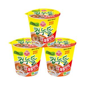 오뚜기 컵누들 매콤한맛 37.8g x 3개 / 컵라면