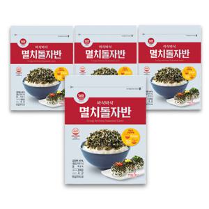 바다모아 김자반 멸치 돌자반 돌김자반 55g, 4봉
