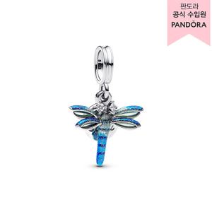 [판도라(주얼리)][백화점 보증서 제공] 드레곤플라이 더블 댕글 참 793745C01