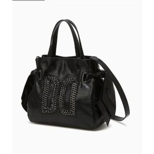 [닥스] 블랙 DD로고 가죽 토트백 M DCBA4F022BK