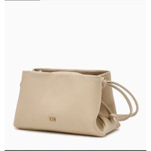 [닥스] 베이지 소가죽 미니 숄더 겸 크로스백 DCWA4F420I2