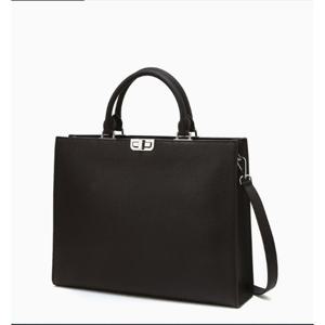 [닥스] 서류가방 D보르사 다크브라운 소가죽 DBBA4F008W3