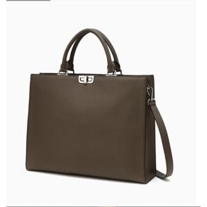 [닥스] D보르사 서류가방 그레이 소가죽 DBBA4F018G2