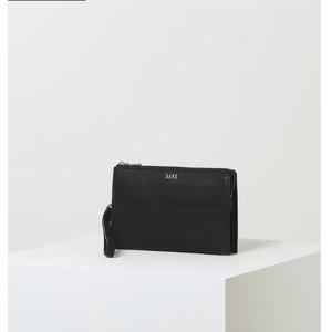 [닥스] 그립백 그레이트 하우스 체크 블랙 체크배색 소가죽 DBBA4F305BK