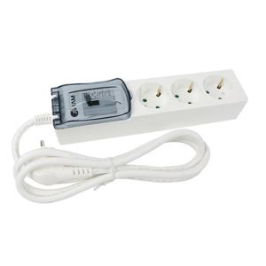 아남 국산 3구 1.5M 대용량 멀티탭 과전압차단 접지 전기코드선