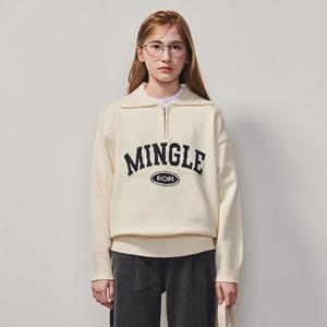 [에꼴리에] 여자 가을이월 반집업카라니트티(25A5052)