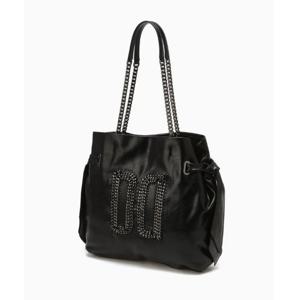 [닥스] 블랙 DD로고 가죽 숄더백 L DCBA4F021BK