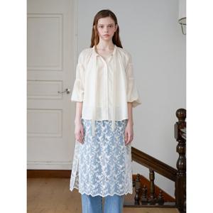 [올리브데올리브]타이넥 블라우스&레이스 슬립SET 원피스 OW5SO214