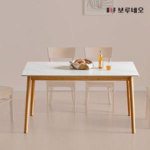 앳홈 위즈 뉴잉 원목 통세라믹 4인용 식탁 테이블 (의자 미포함)