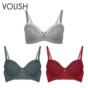 볼리쉬 레이스 몰드 와이어 여성 브라 2234BR3
