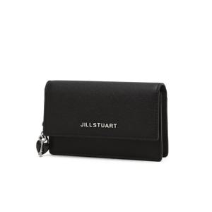 [질스튜어트] 블랙 키 참장식 소가죽 카드지갑 JAWA5E211