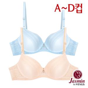 [자스민by비너스]A~D컵 풀컵 레이스 와이어 더블윙 브라1종(JBRA030)75A-90D