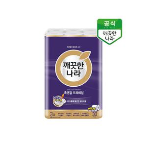 [깨끗한나라]롤티슈 촉앤감케어 프리미엄 30m 30롤 1개